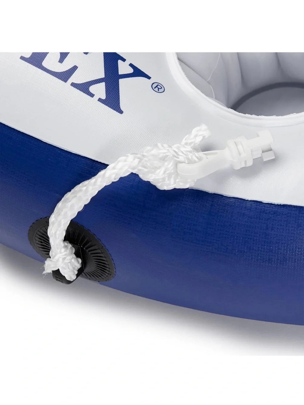 INTEX Blue and White Inflatable Floating Island cooler